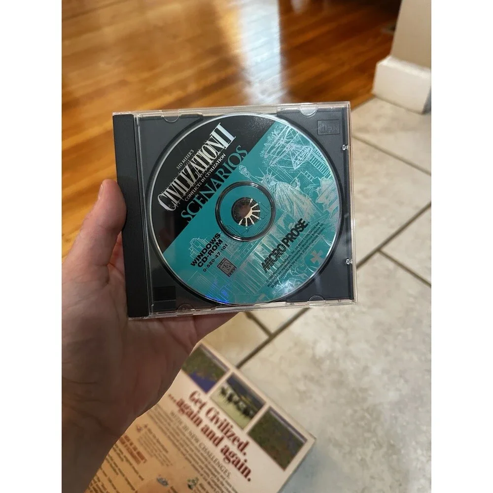 Sid Meier's Civilization II Scenarios Micro Prose 1996 Computer PC VTG Unused